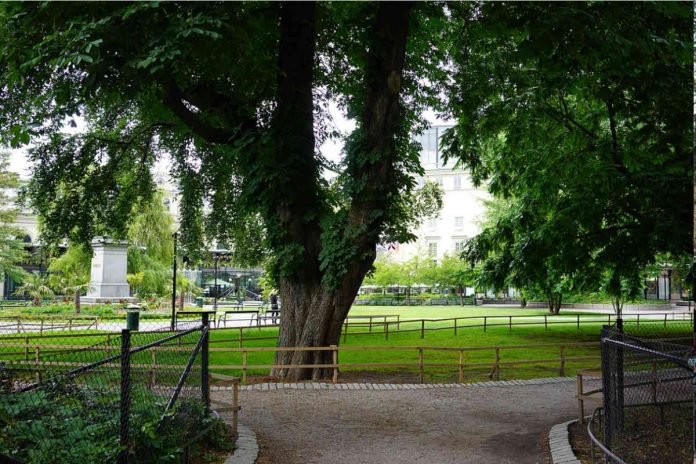 Berzelii Park in Stockholm.