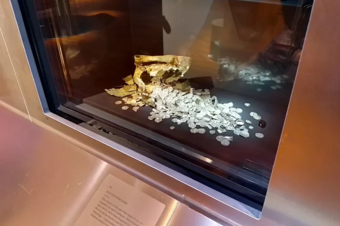 The silver hoard from Övide (Gotland), from the Viking Age/early Middle Ages. Photo: © StockholmMuseum.com