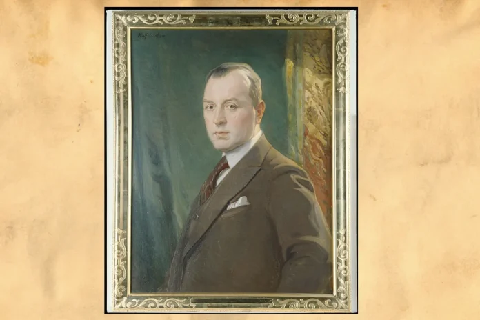 The museum's founder, Rolf de Maré, 41 years old. Portrait by Nils Asplund, located at the Hallwyl Museum in Stockholm. Photo: Public domain