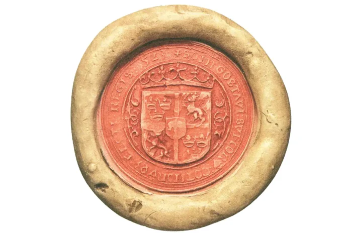 Seal of Gustav Vasa (Gustav I). Photo: Kari Tarkiainen (Public domain)