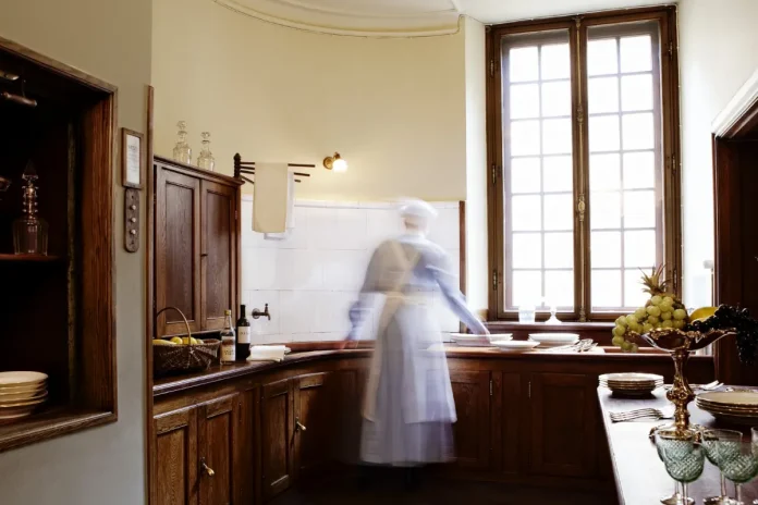 The Hallwyl House in Stockholm, the Serving Room. Photo: Okänd. (CC BY-SA 4.0)