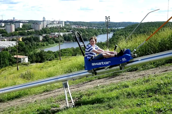 Mountain Coaster at Hammarbybacken in southern Stockholm. Photo: Holger.Ellgaard (CC BY-SA 4.0)