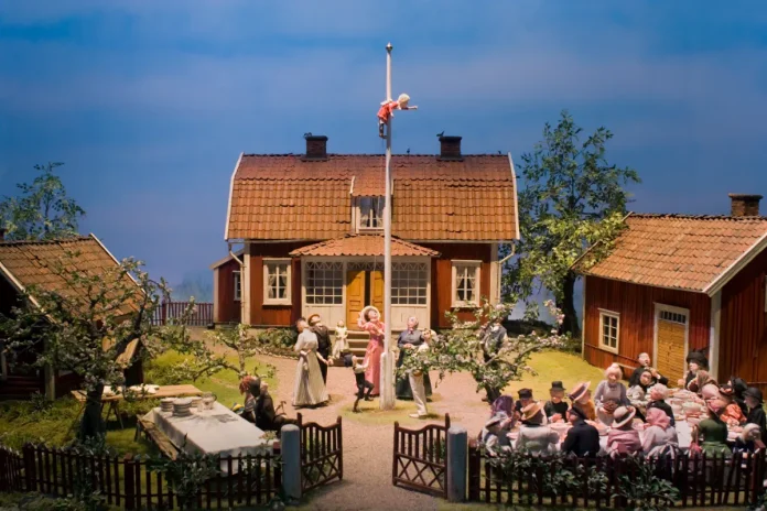 The fairy tale train with Emil in Lönneberga, at Junibacken in Stockholm. Photo: © Junibacken (CC BY-SA 4.0)