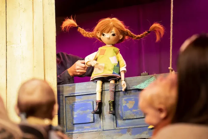 Theater with Pippi Longstocking at Junibacken in Stockholm. Photo: Ulf Huett © Junibacken