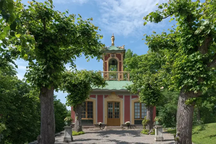 East wing of the Chinese Pavilion, Drottningholm. Photo: Arild Vågen (CC BY-SA 3.0)