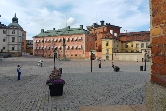 View from the entrance of Riddarholmskyrkan. Photo: © StockholmMuseum.com