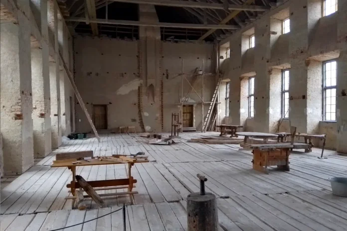 The Unfinished Hall at Skokloster is a genuine time capsule. Photo: © StockholmMuseum.com