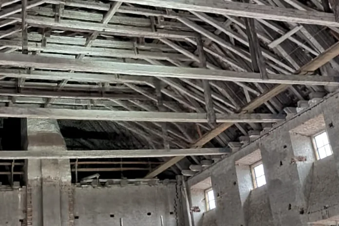 The Unfinished Hall has a ceiling height of 15 meters up to the roof trusses. Photo: © StockholmMuseum.com