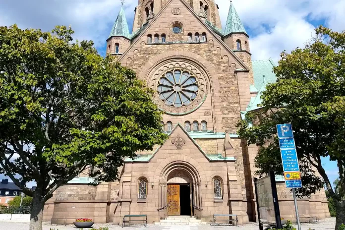 The entrance to Sofia Church in Södermalm, Stockholm. Photo: © StockholmMuseum.com