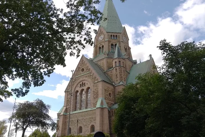 Exterior photo of Sofia Church in Södermalm, Stockholm. Photo: © StockholmMuseum.com