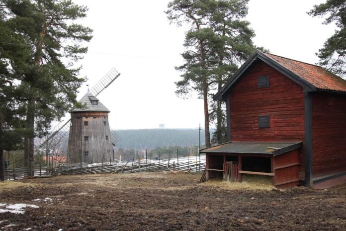 Buildings at Torekällberget, Södertälje.