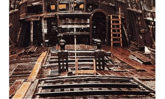 Amazingly many details are well-preserved on the warship Vasa from 1628. Source: Collection Salvaging Vasa (Picryl).