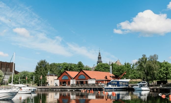 Exterior view of the Spirits Museum on Djurgården in Stockholm.